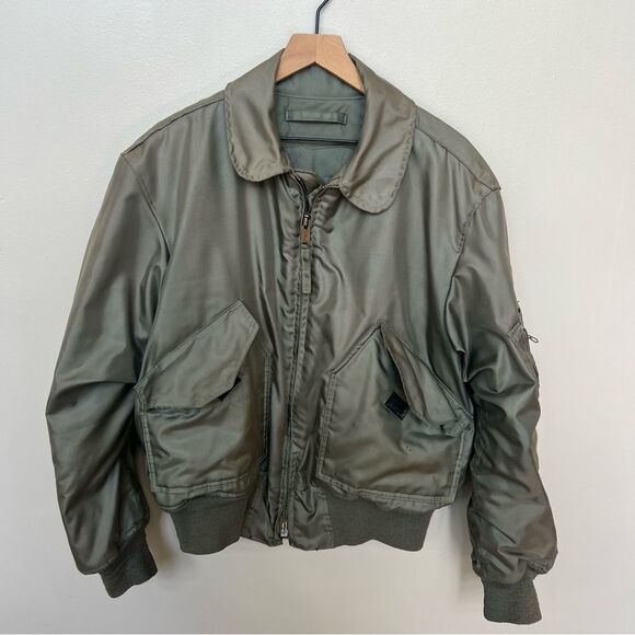 Vintage Scovill 1980’s Authentic US Army Issued Military Air Force Flight Jacket - Picture 1 of 12